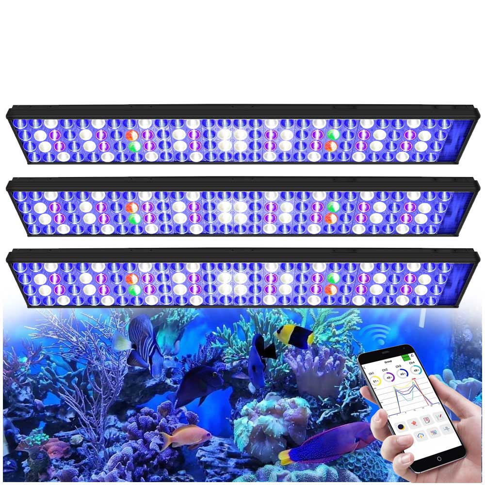 Marine X Aquarium - โคมไฟตู้ปลา LED PopBloom H75 WiFi 3