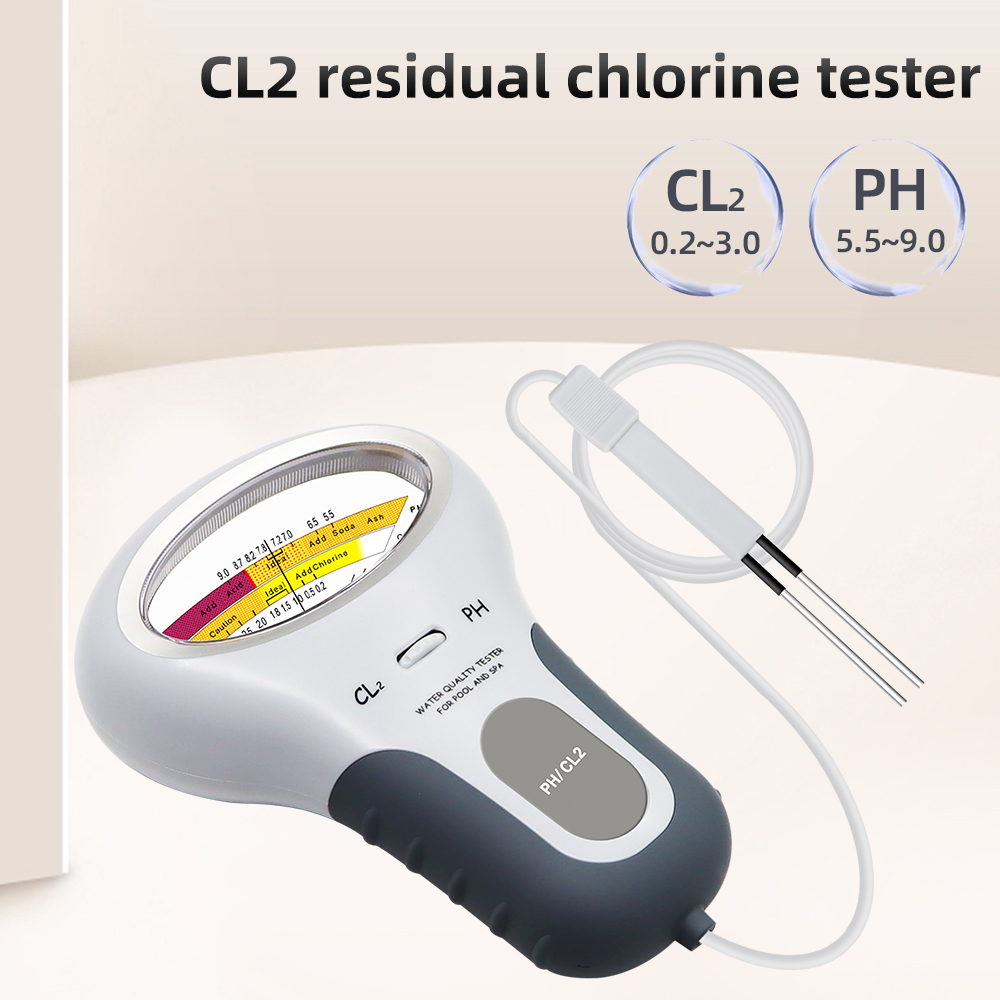 Marine Aquarium Test Kit - เครื่องตรวจจับคลอรีนแบบ2 in 1, เครื่องวัดค่า pH และ