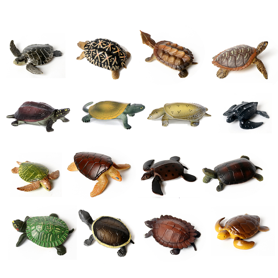 Aquarium Marine Fish - โมเดลเต่าทะเลขนาดเล็กเหมือนจริงตุ๊กตาเต่าทะเลของตกแต่งของตกแต่งตู้ปลาพิพิธภัณฑ์สัตว์น้ำ