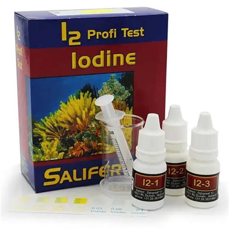 ซาลิเฟิร์ต ไอโอดีน I2 Profi-Te - Marine Aquarium Test Kit บทวิจารณ์และราคา