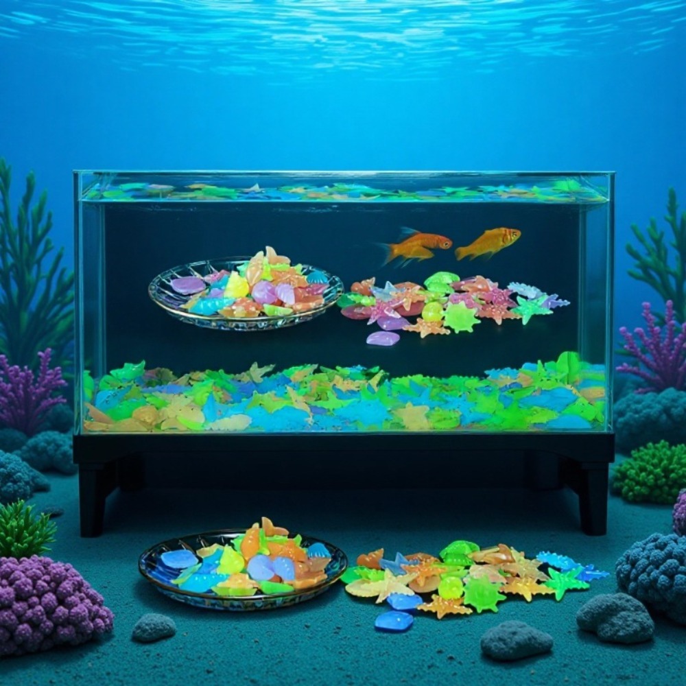 หินเรืองแสงในทะเล เปลือกหอยเรื - Aquarium Marine Fish บทวิจารณ์และราคา