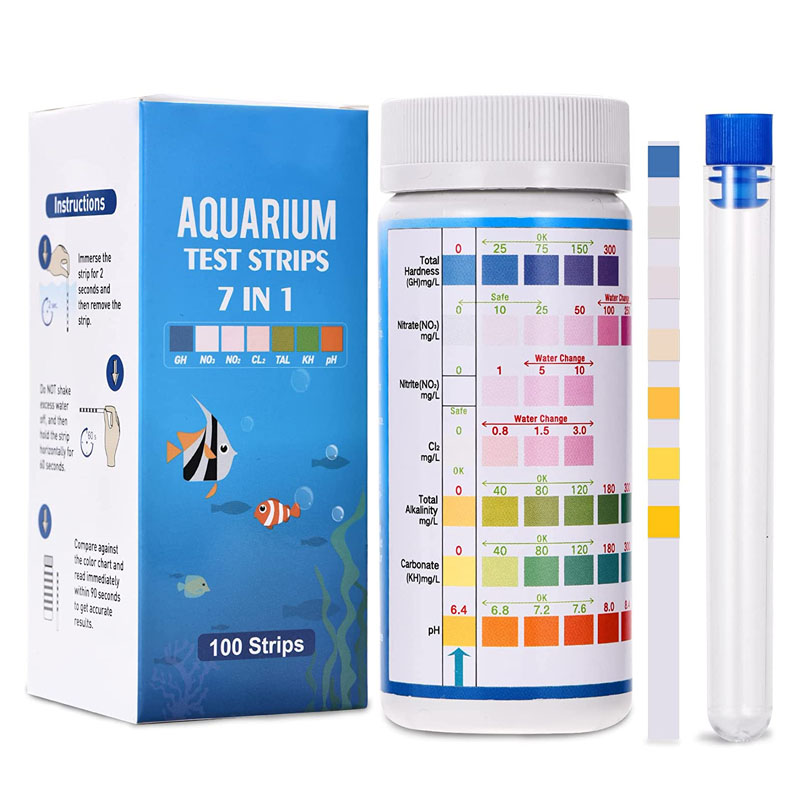 7-IN-1 Aquarium Test Strips 10 - Marine Aquarium Test Kit บทวิจารณ์และราคา