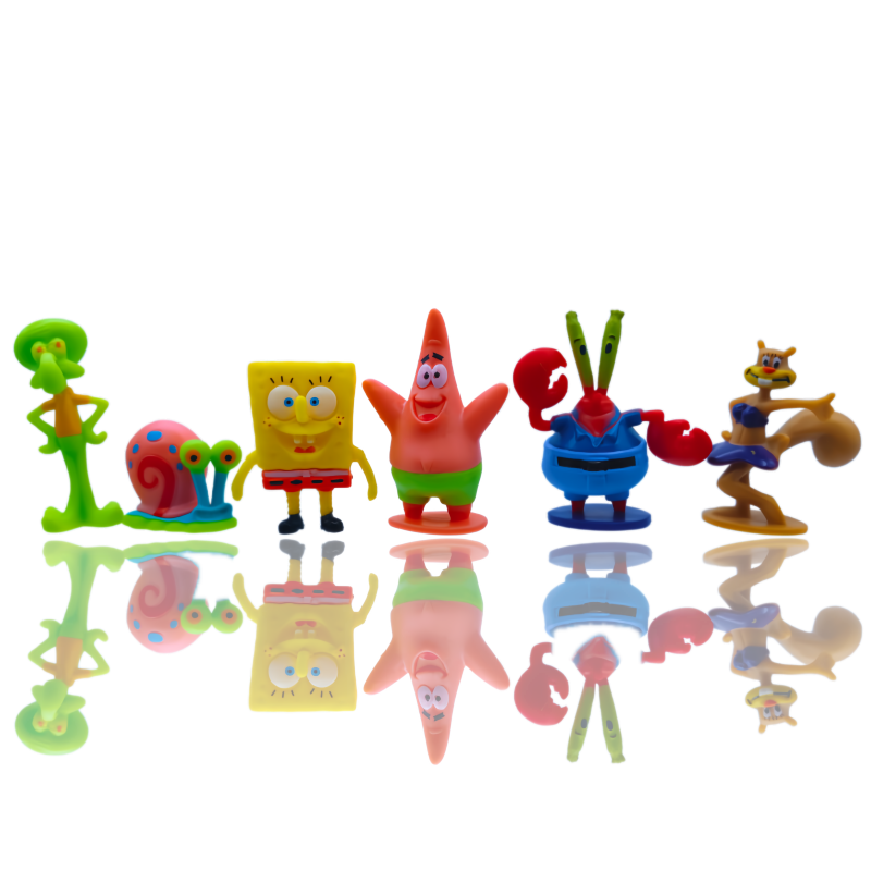 ของตกแต่งตู้ปลาสpongebob 6 ชิ้ - Aquarium Marine Fish บทวิจารณ์และราคา